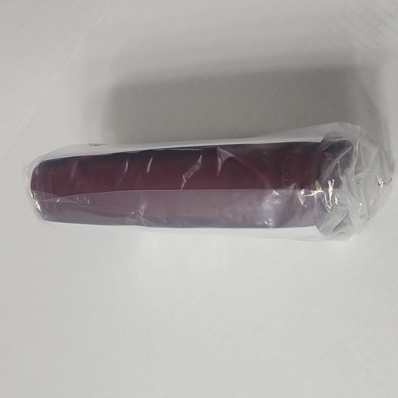 Badgley Mischka Pleated Crossbody bag, Wine - Picture 2 of 6